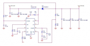 3V升壓9V1A，3V升壓12V1A芯片，可調限流，低功耗