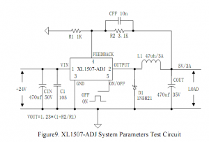 XL1507-ADJE1  3A 150KHz 40V 降壓 DC-DC 轉換器