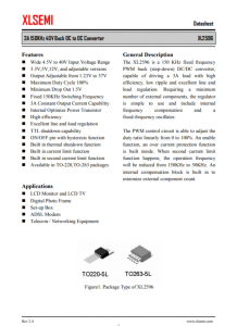 XL2596S-5.0E1  3A 150KHz 40V 降壓 DC 至 DC 轉換器