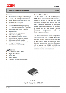 XL1509-12E1  2A 150KHz 40V 降壓 DC-DC 轉換器