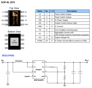 FP6277、FP6296、FP6298等升壓芯片的差異化詳解