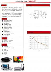 2A同步降壓DC-DC轉(zhuǎn)換器PS6320